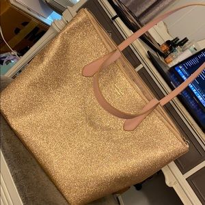 Kate Spade Gold Sparkle Tote